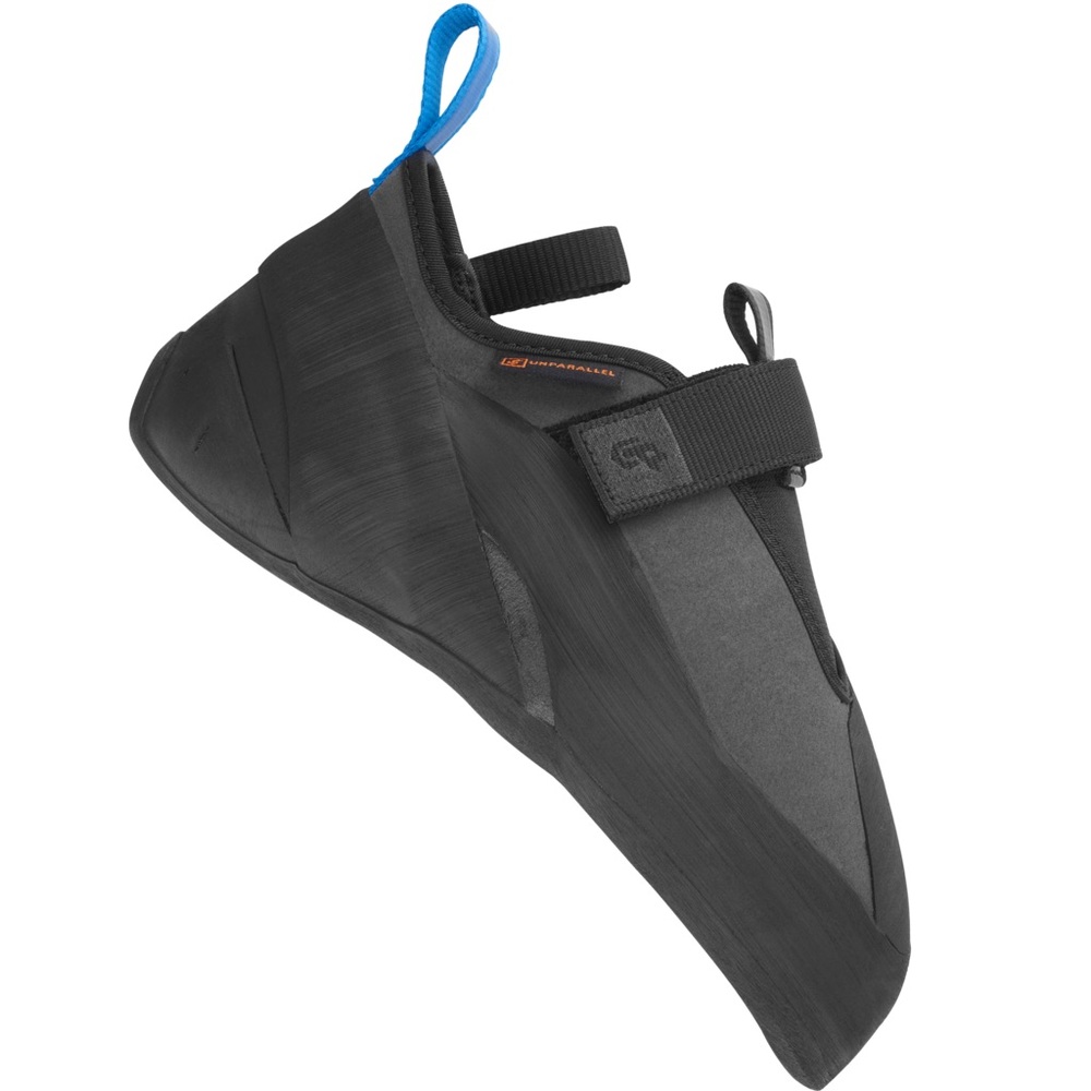 Men's Black Climbing Shoes with Blue Heel Loop
